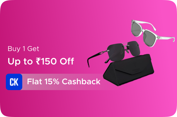 Voyage Eyewear: Buy 1 Get Upto Rs150 Off + Flat 15% CashKaro Cashback